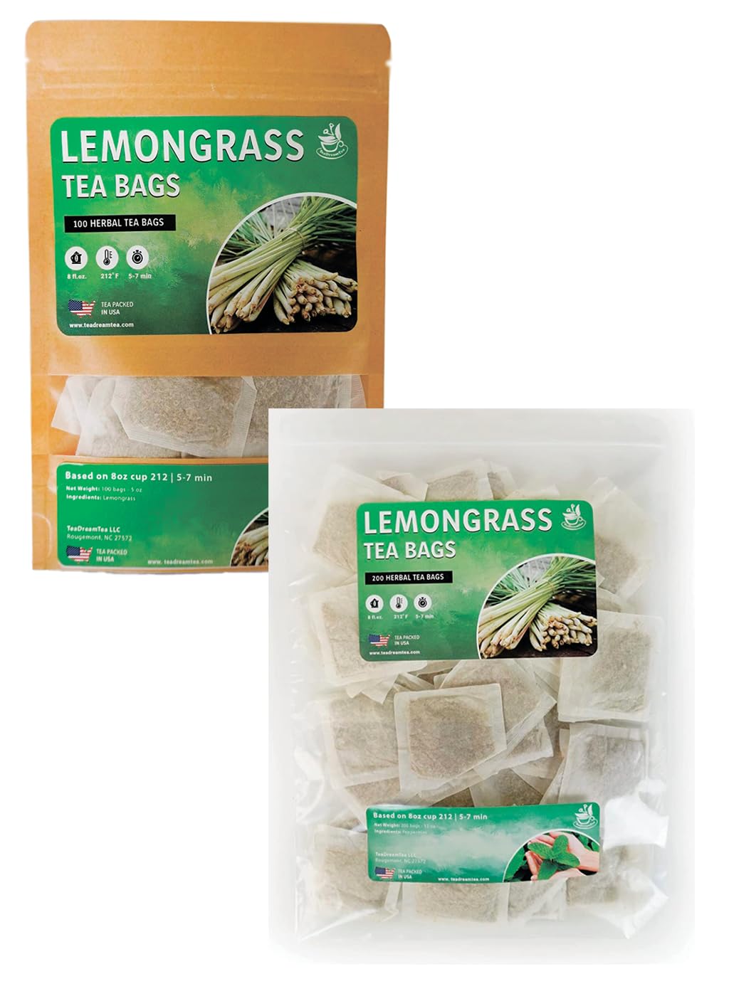 Lemongrass Tea Bags - Digestive Harmony Brew