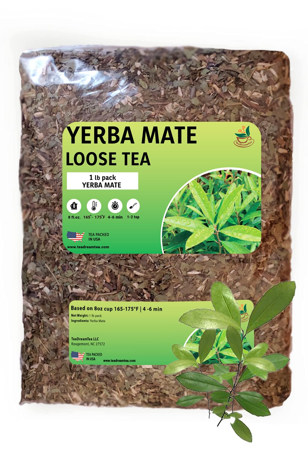 Yerba Mate Loose Leaf Tea - Energy & Focus Brew