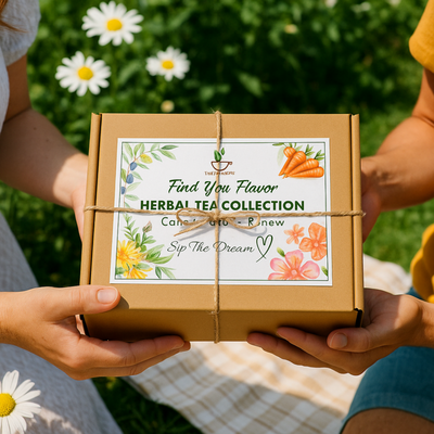 Sip by Mood Loose-Leaf Herbal Tea Gift Box Sampler – 8 Flavors