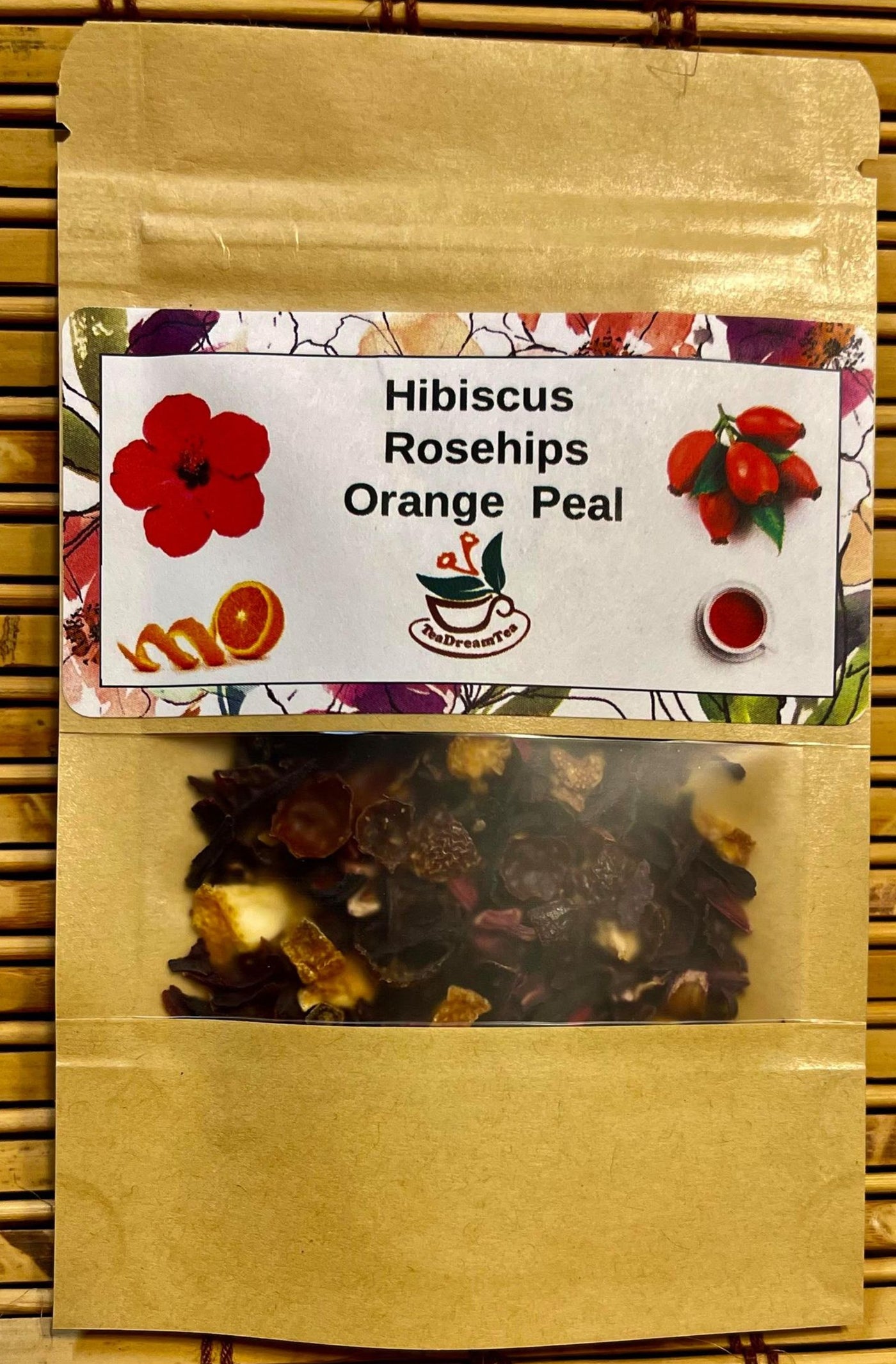 Herbal loose leaf tea blend tin bucket gift set