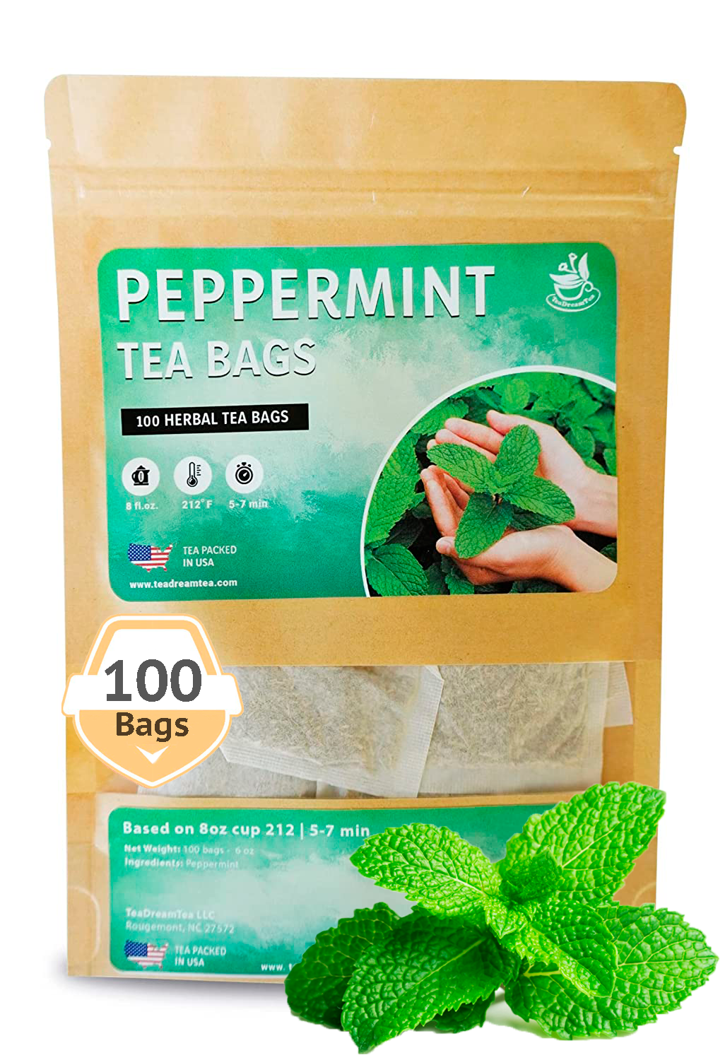 Pepermingt Tea Peppermint Tea Bag